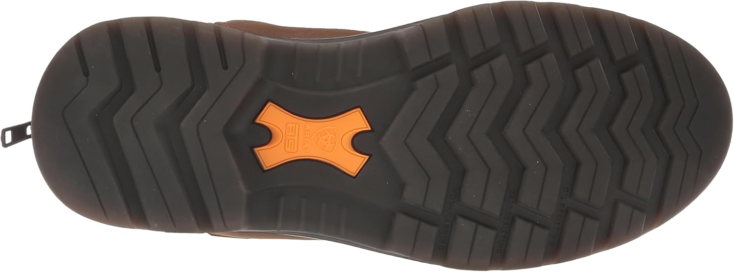 Мужские ботинки Ariat Turbo Moc Toe с водонепроницаемым и углеродным носком, Mocha — фото 4
