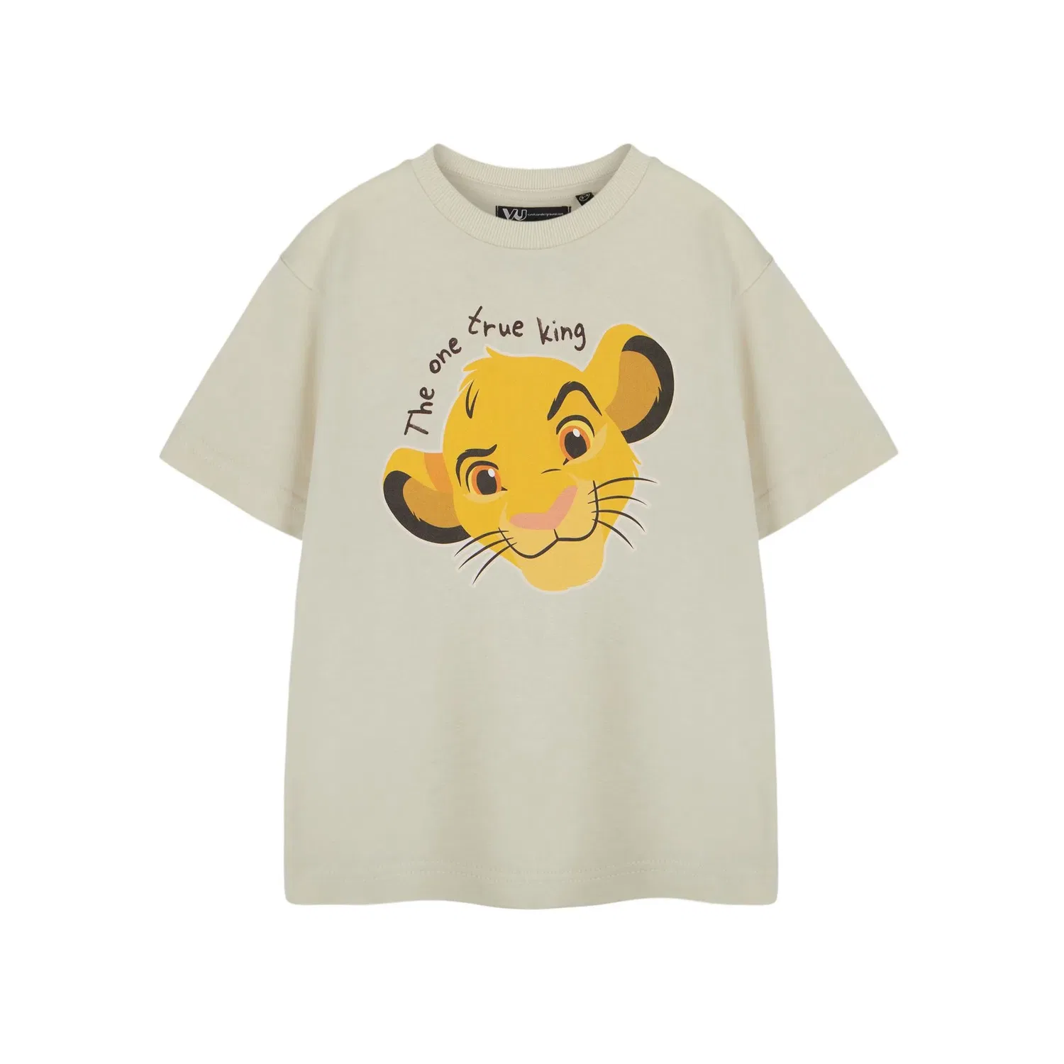 Футболка детская с принтом Lion King Disney, бежевый