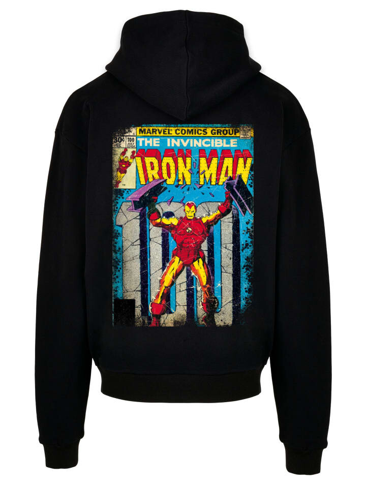 

Пуловер F4NT4STIC Ultra Heavy Hoodie Marvel Iron Man Cover, черный