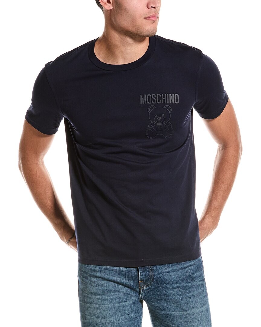 

Футболка Москино Moschino, синий