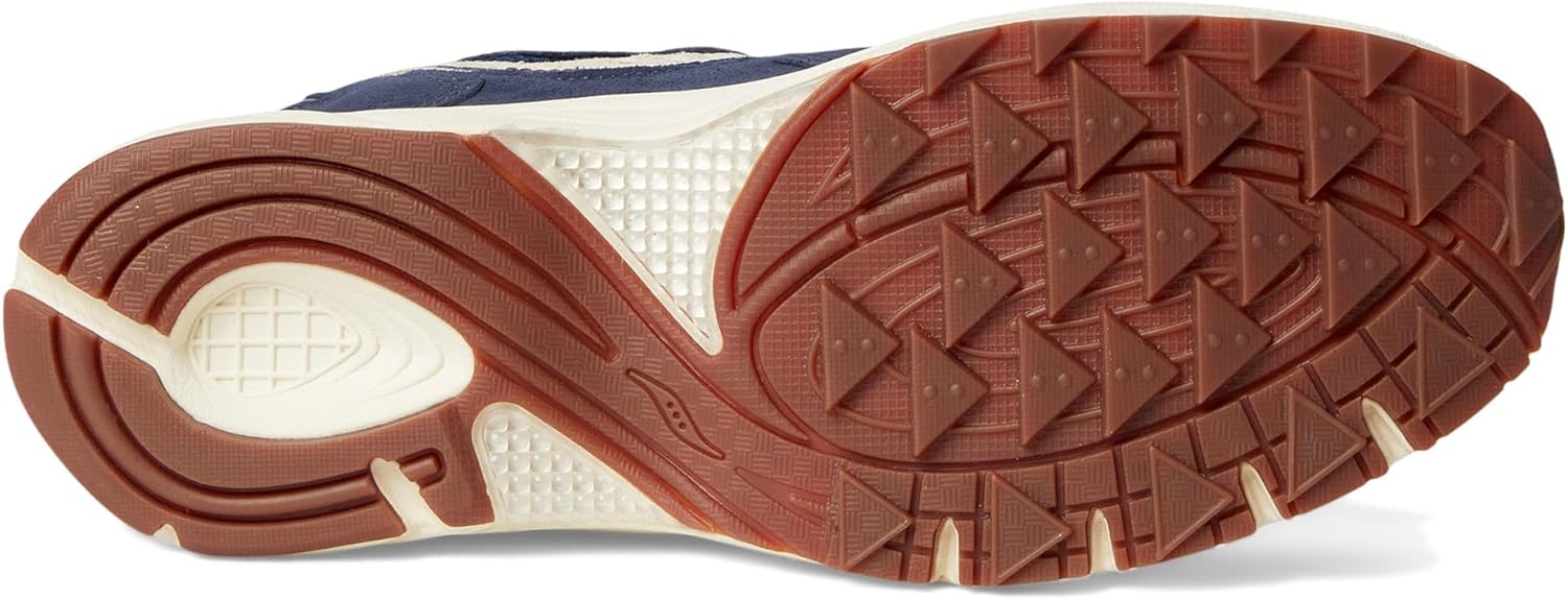 Кроссовки Saucony Grid Jazz 9 (унисекс для взрослых), слоновая кость/темно-синий — фото 3