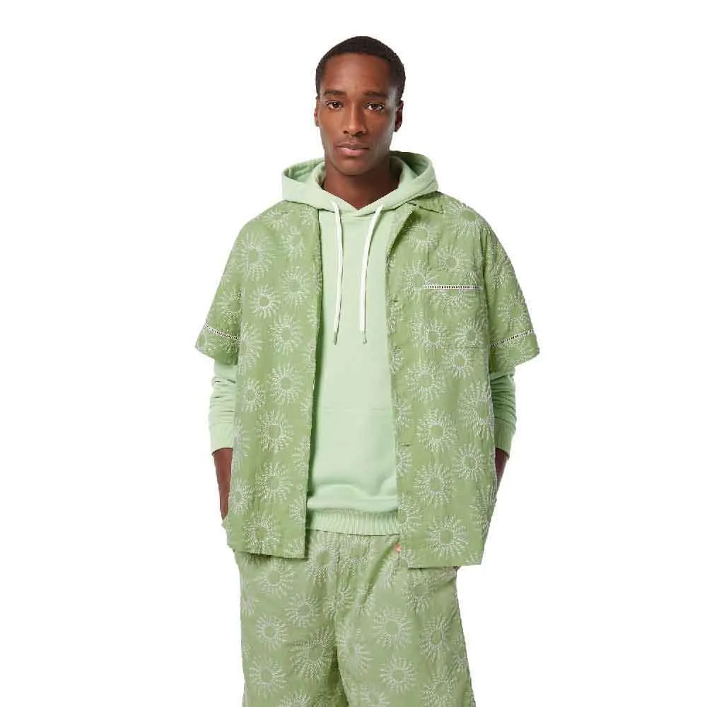 

Рубашка с коротким рукавом Scotch & Soda 180332 Relaxed Fit, зеленый