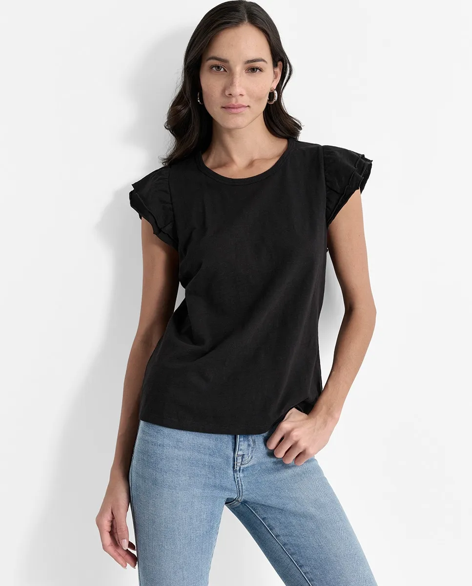

Топ без рукавов с V-образным вырезом Dkny Jeans, белый