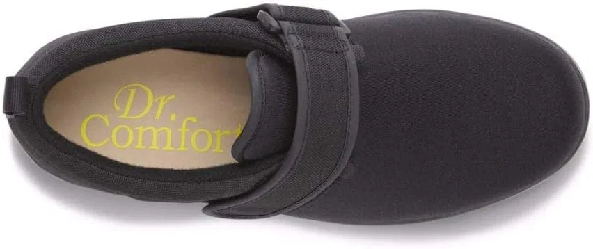 Лоферы из растяжимого материала Dr. Comfort, черные — фото 4