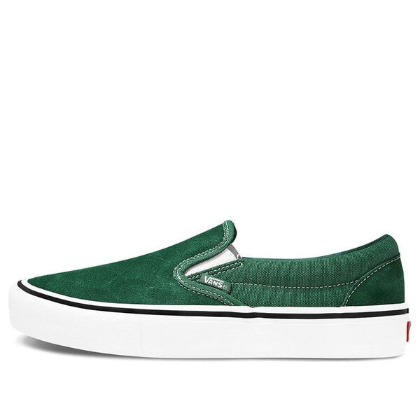 

Кроссовки slip-on pro classic low tops casual skateboarding shoes green Vans, зеленый
