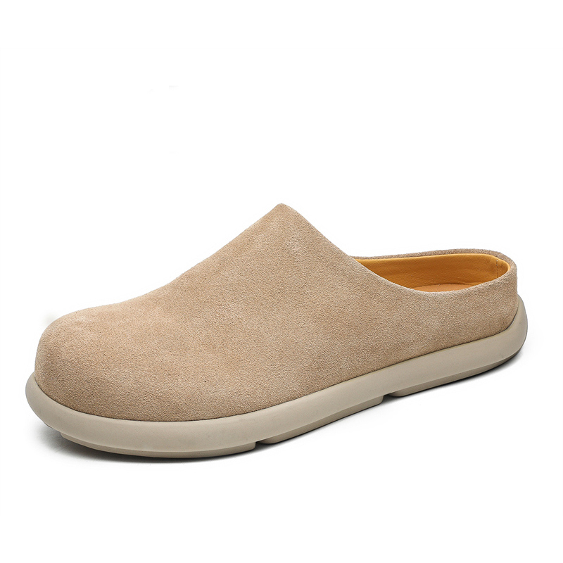 

MODENGPAN Унисекс тапочки с закрытым носком бежевые, цвет Beige