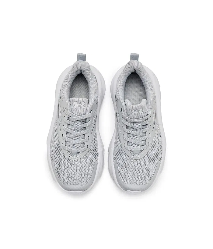 Кроссовки шнурованные Rogue 6 Alternate Lace Under Armour Kids, Halo Gray/Halo Gray/White — фото 3