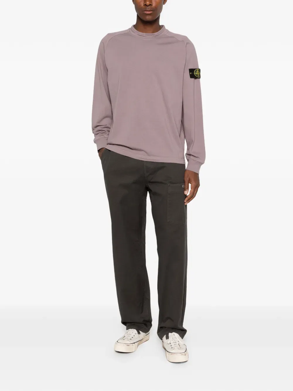 Джинсы с боковыми карманами Stone Island, серый — фото 2