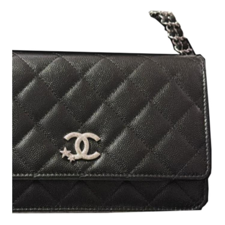 CHANEL Женская черная сумка кросс-боди через плечо — фото 3