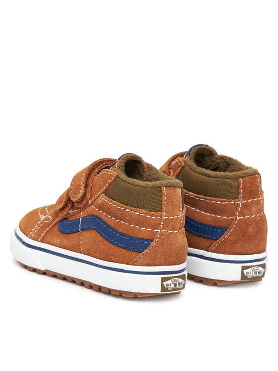 Кроссовки MTE SK8-Mid Reissue V VN000D11N1Z1 Vans, оранжевый — фото 3