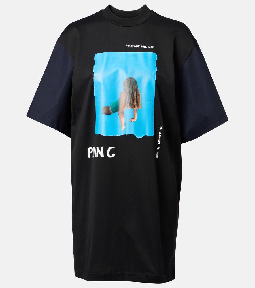 

Хлопковое мини-платье Plan C, Black