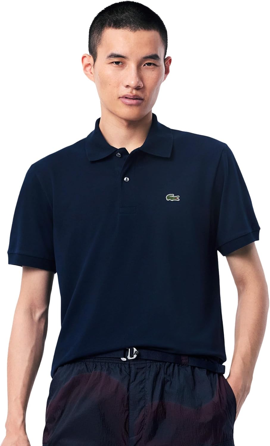 

Поло Lacoste, темно-синий