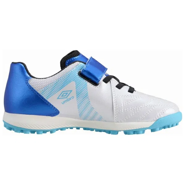 Детские тренировочные бутсы Umbro Accerator SB JR Wide, белый/синий, размер 21.5cm - 33 RU — фото 3
