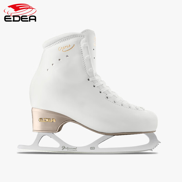 

EDEA Коньки для фигурного катания Official Chorus Four-Star, белые, версия D Wide, лезвия MK Pro Lite Intermediate Lightweight, размер 32