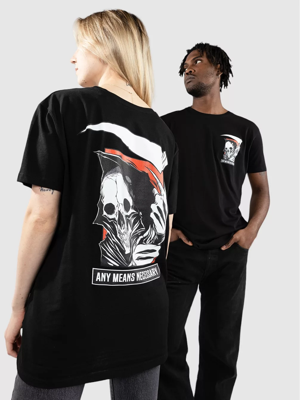 

Футболка Жнеца Any Means Necessary, черный