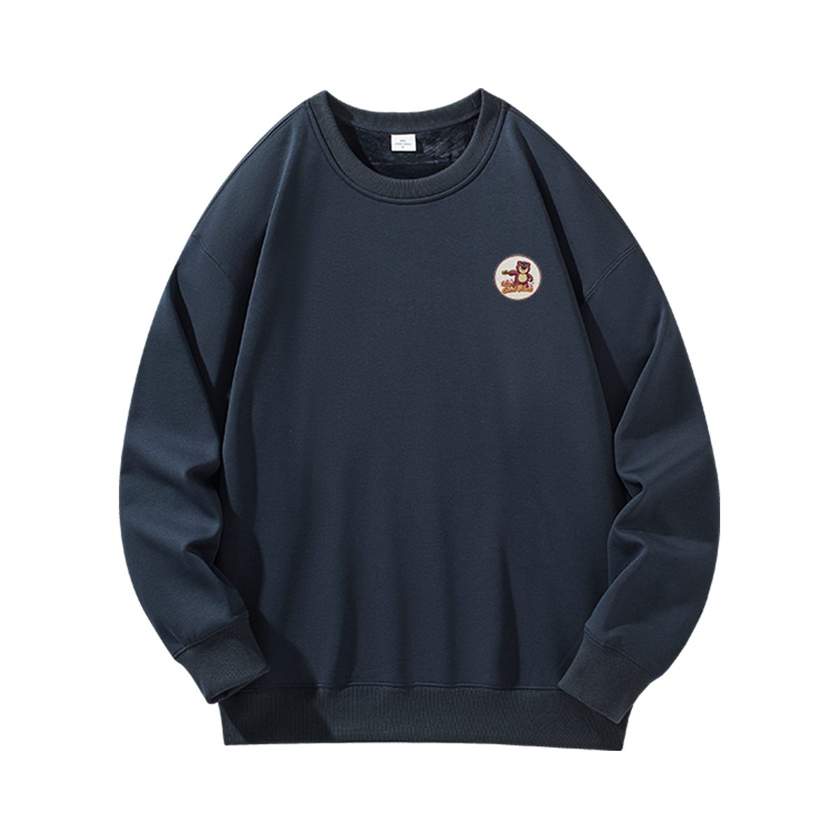 

Свитшот женский с круглым вырезом, средней плотности Disney, темно-синий