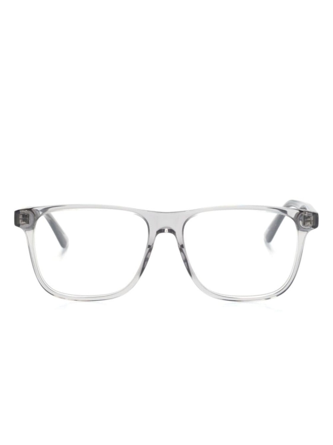 

Alexander McQueen Eyewear очки в прозрачной квадратной оправе, серый