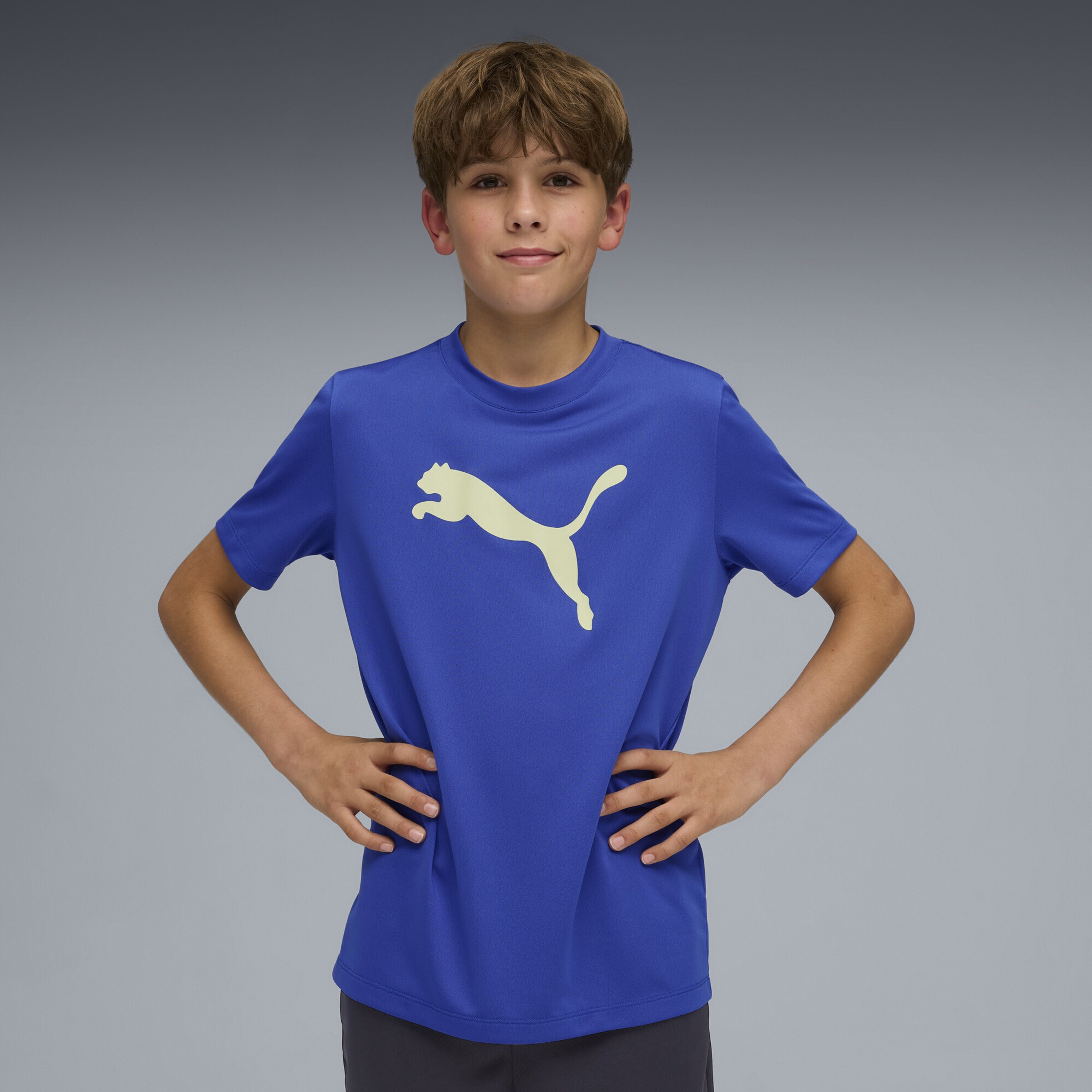 PUMA Футболка для тренировок 'Train All Day Essentials' в цвете Royal Blue — фото 3