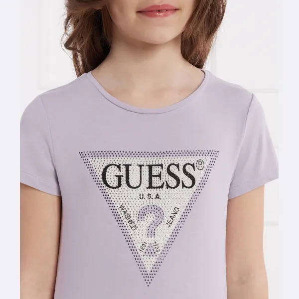 Футболка стандартного кроя Guess, лавандовый — фото 4