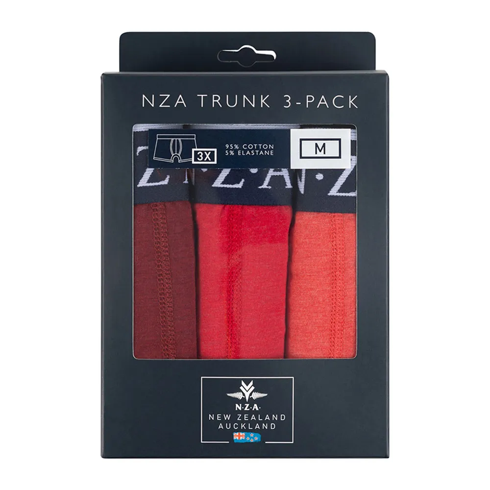 

Трусы-боксеры Nza New Zealand Lukas 3 units, красный