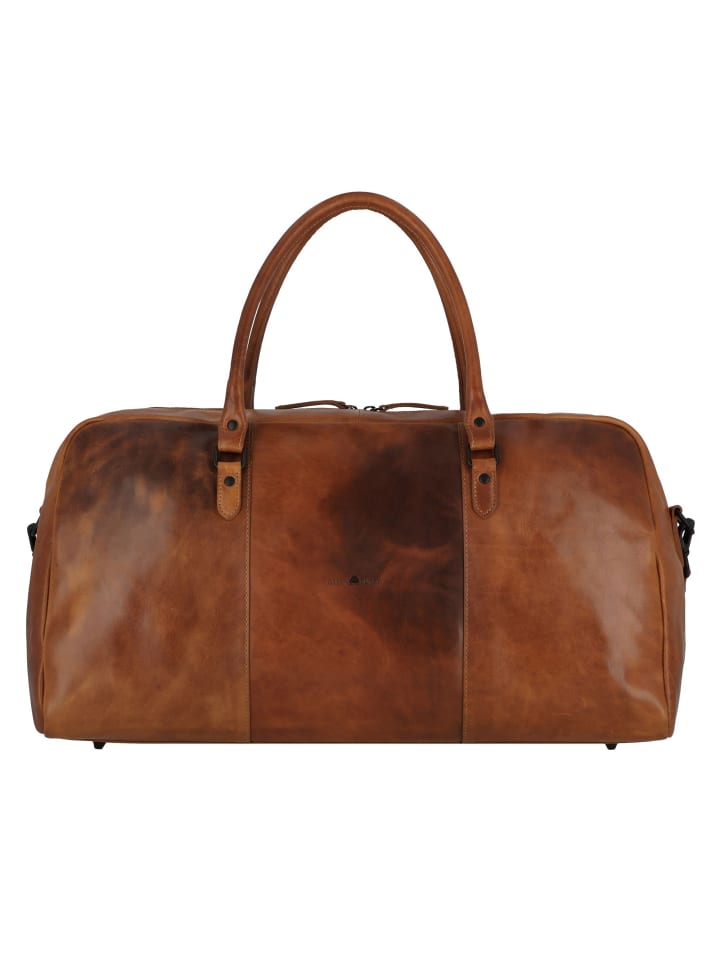 

Дорожная сумка Newport Weekender, кожа, 54 см, карамельного цвета Greenburry