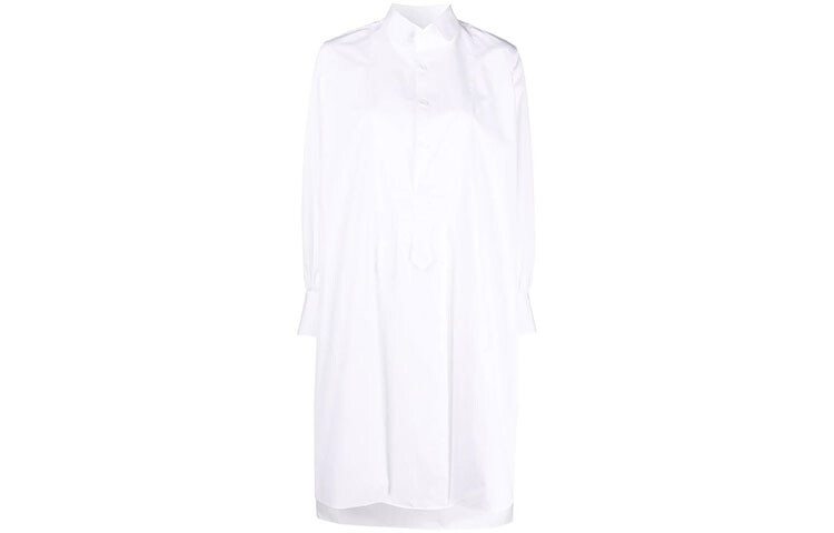 

Платье с длинными рукавами женское белое Maison Margiela