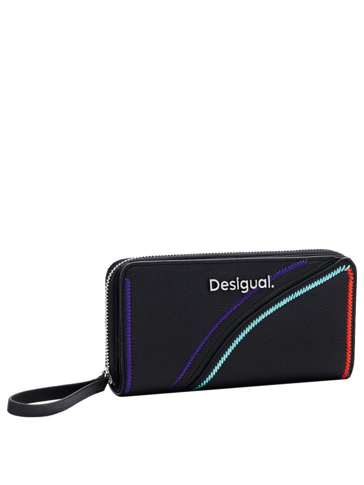 

Кошелек Desigual Cleo Black Maya Maxi 8cc 195 cm, черный
