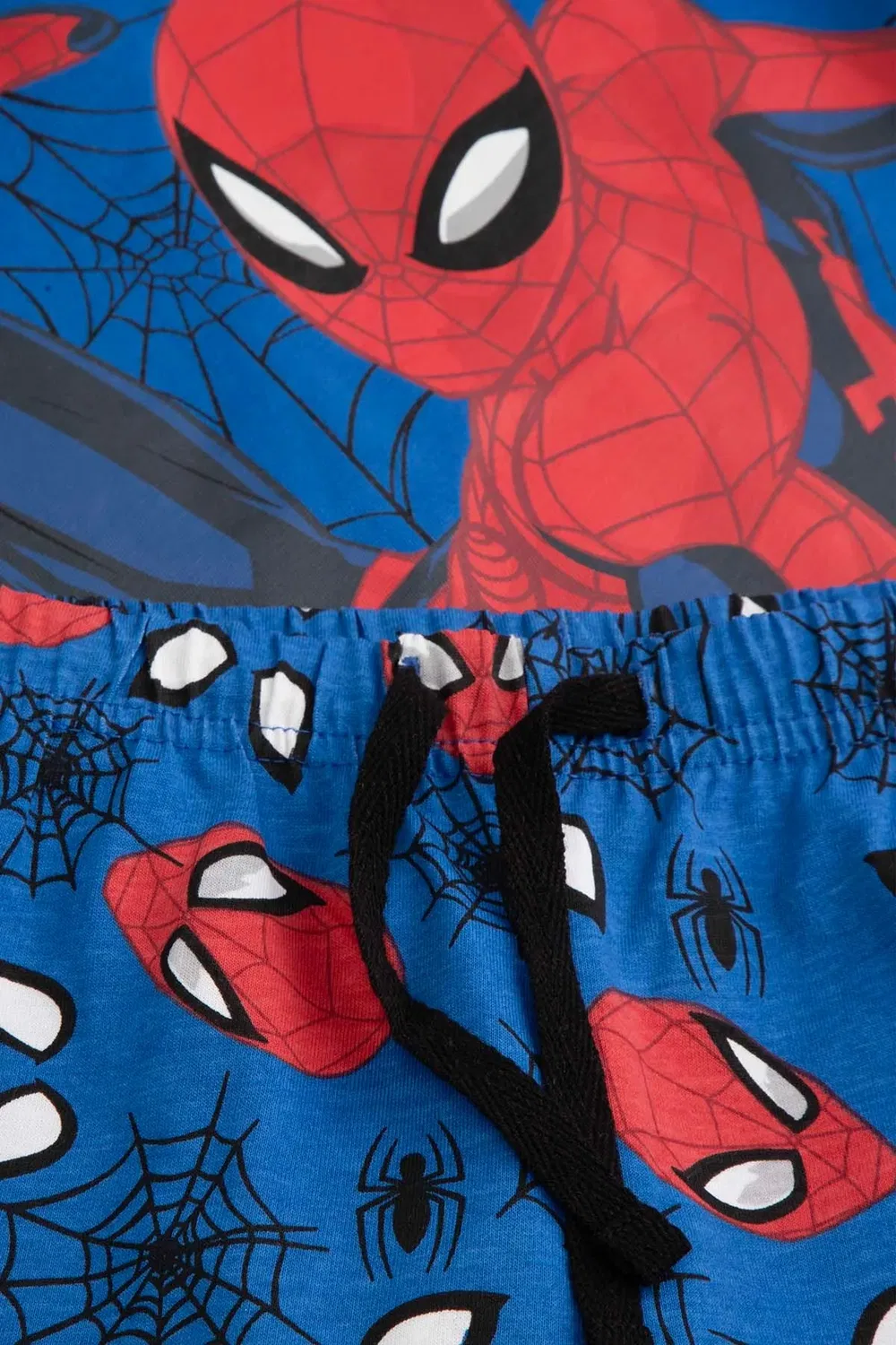 Пижама детская с принтом Spider-Man, Coccodrillo, синий — фото 3