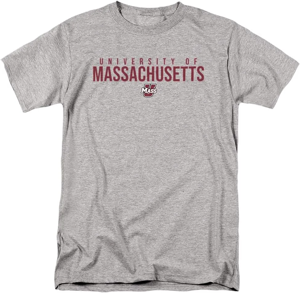 

Футболка Unisex Adult University of Massachusetts Official Stacked LOGOVISION