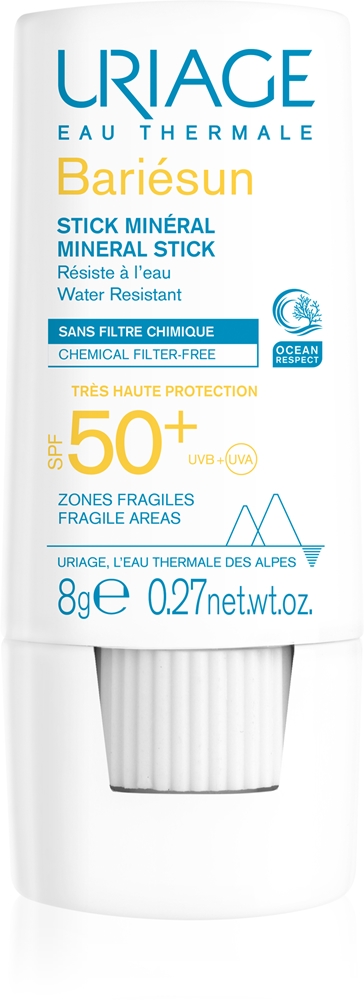 

Bariésun mineral stick spf 50+ минеральный защитный карандаш spf 50+ Uriage, 8 гр