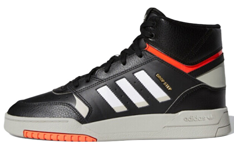 

Кроссовки Drop Step Adidas Originals 'Black Solar Red', Серый, Кроссовки Drop Step Adidas Originals 'Black Solar Red'