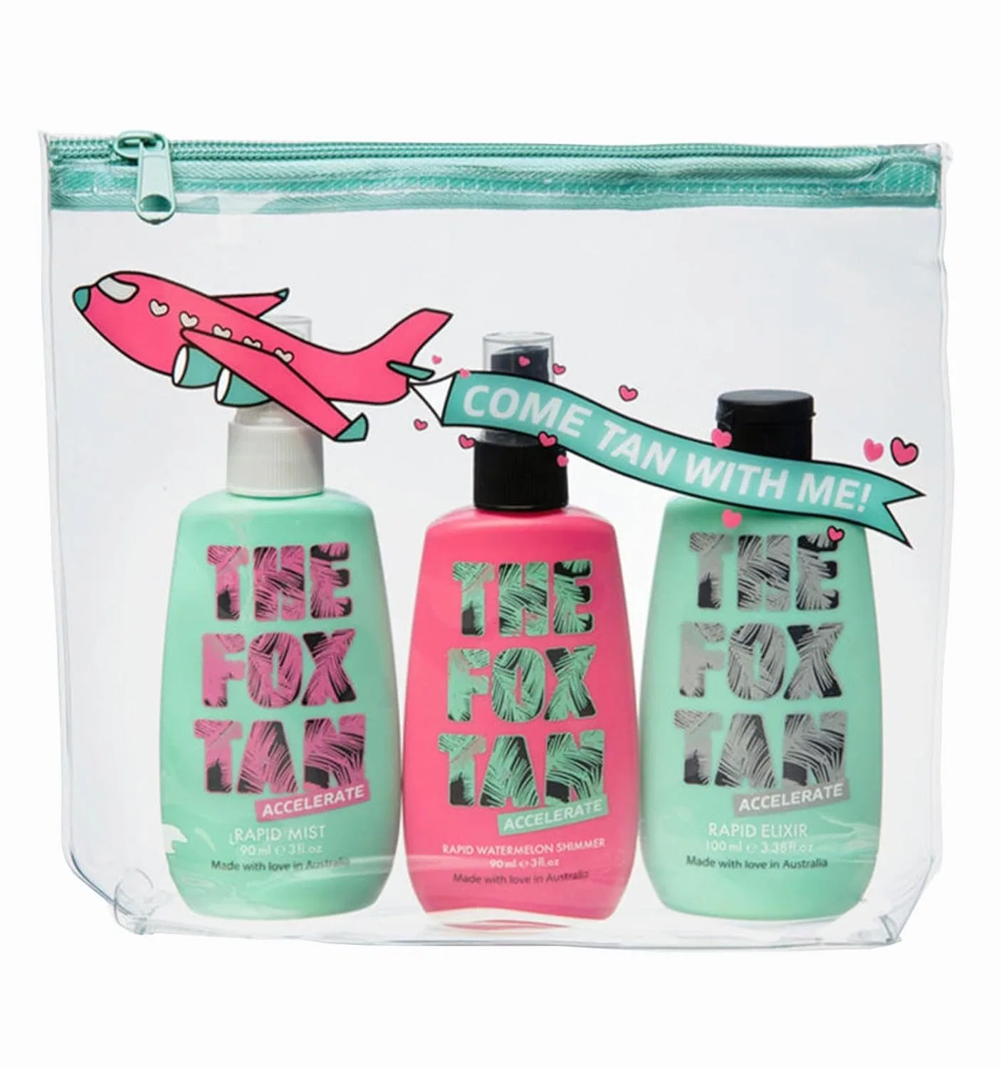 Набор из 3 активаторов загара «The Jet Setter» от The Fox Tan The Fox Tan
