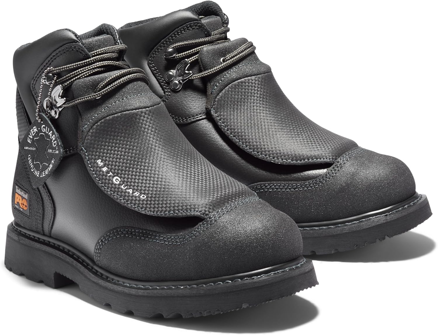Timberland PRO мужские рабочие ботинки с внешней металлической защитой и стальным носком, 6 дюймов, Black — фото 2