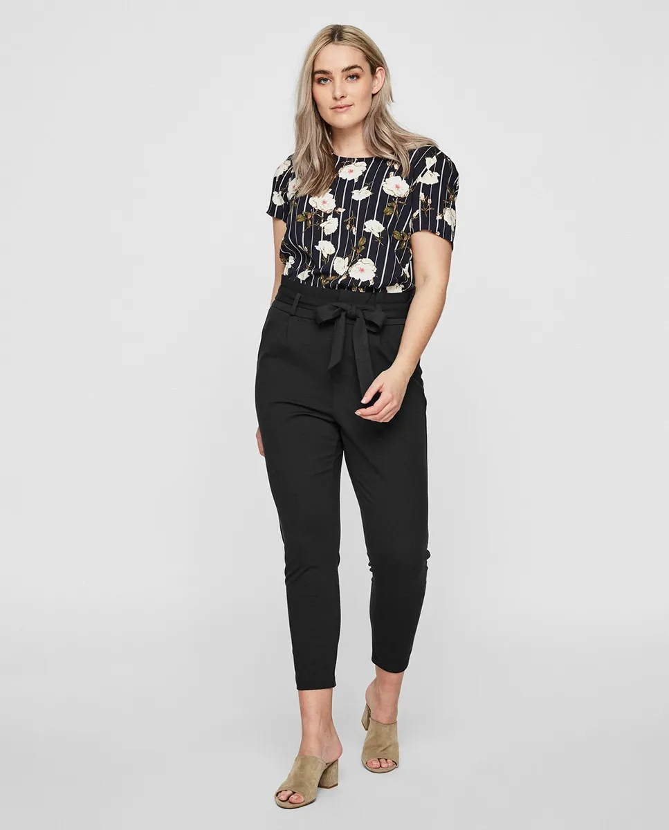 

Женские прямые брюки Vero Moda Curve, черный