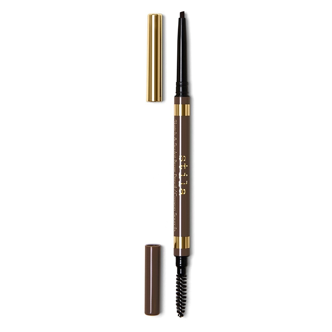 Карандаш для бровей sketch & sculpt brow pencil Stila, dark, вес 0.04 гр. — фото 2