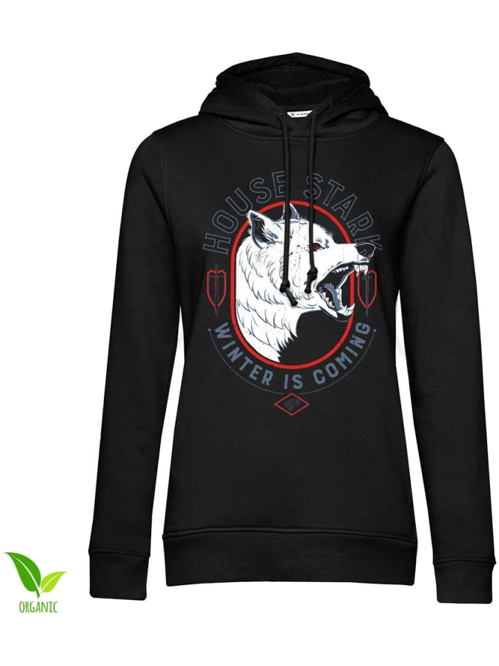 

Толстовка House StarkWinter Is Coming Girls Hoodie Game of Thrones, черный