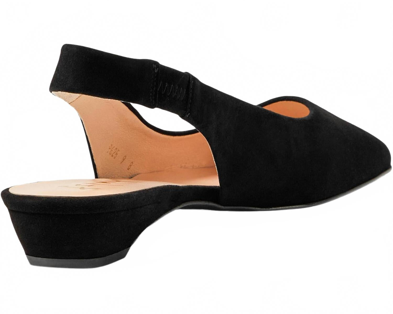Женские черные балетки Mischa с ремешком на пятке French Sole — фото 2