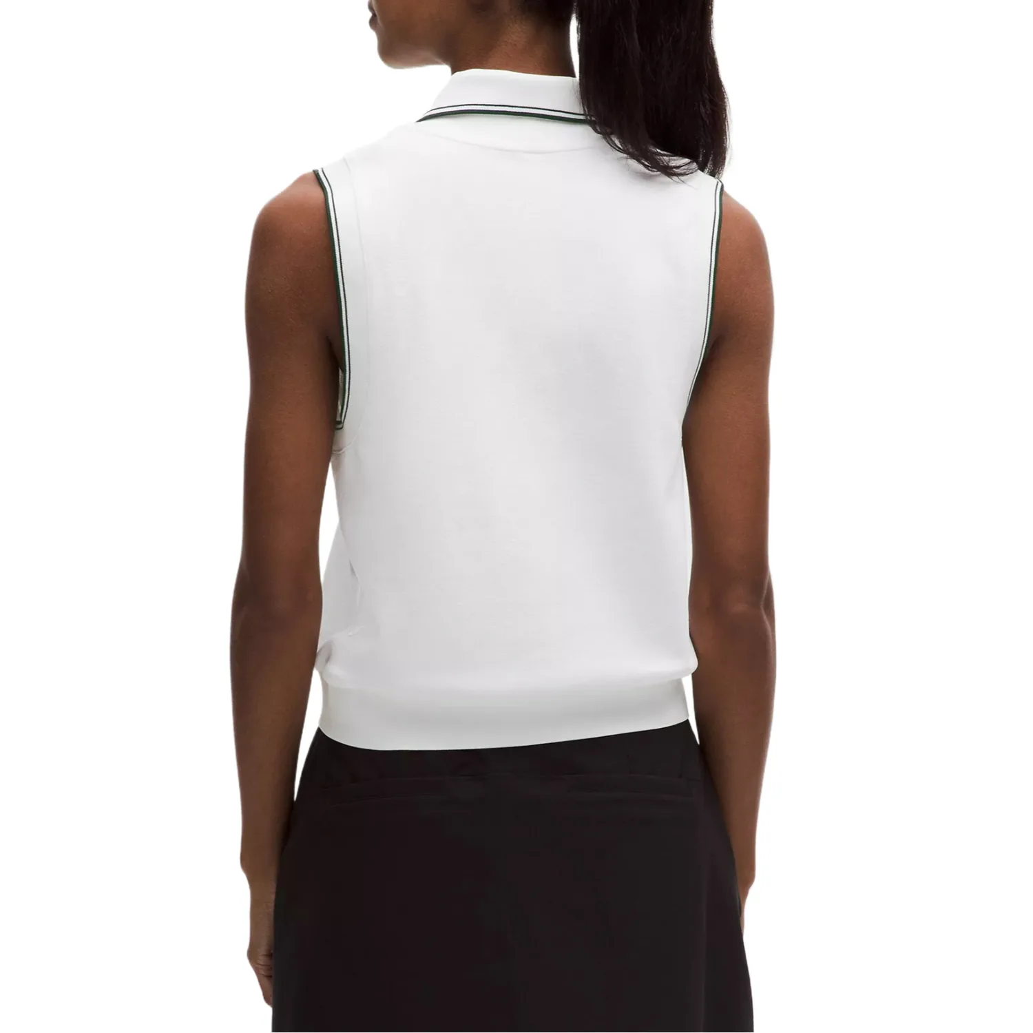 Женская одежда для гольфа из хлопковой смеси Lululemon, White/Rainforest Green/WHT/RNFG — фото 3