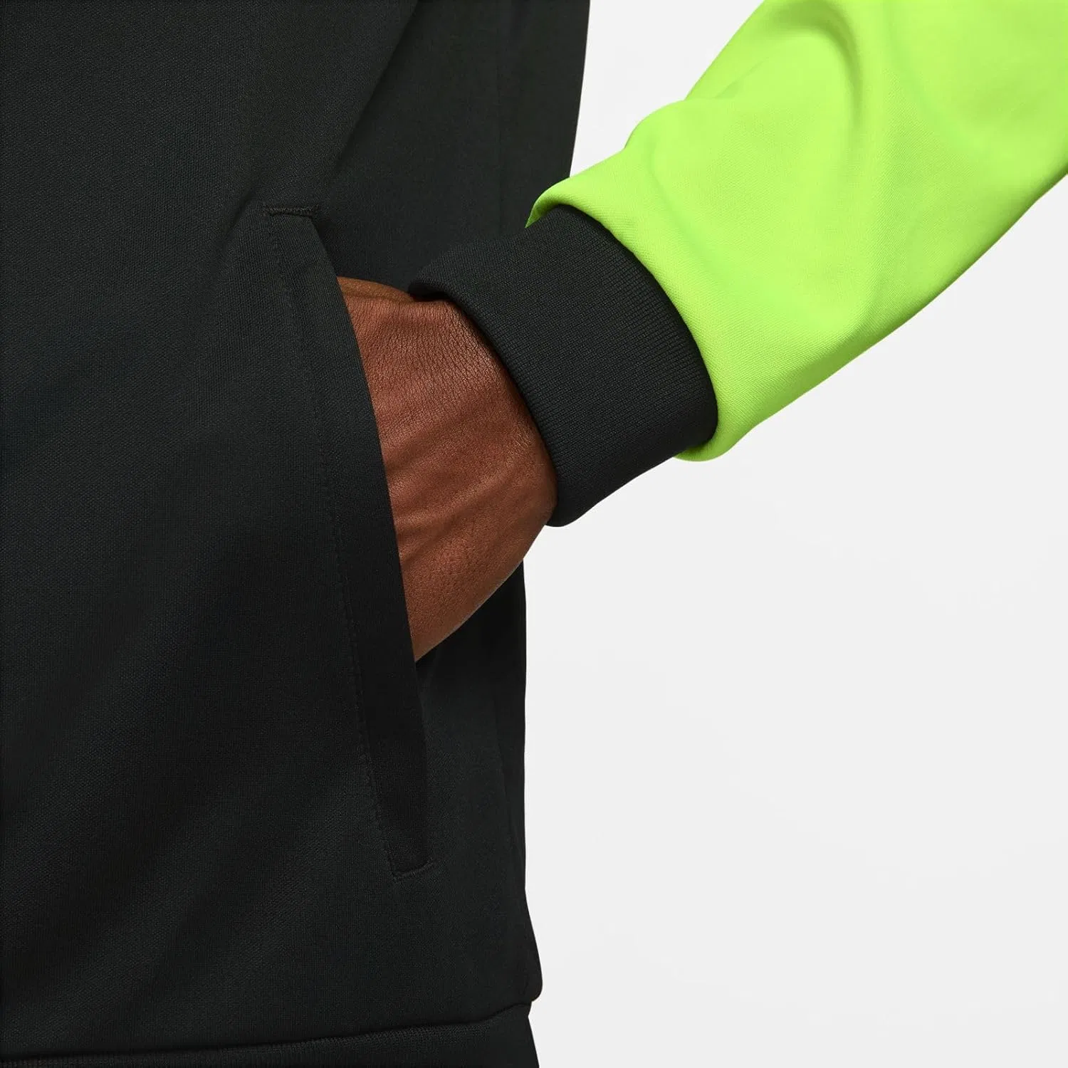 Куртка Nike Dri-FIT Academy, мужская, черный/белый/желтый, L — фото 4
