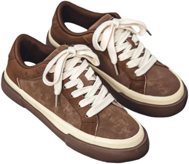 

Модные мужские кеды низкого профиля большого размера. Застежка на шнуровке спереди. Мягкая и приятная для кожи подкладка. Резиновая противоскользящая подошва. Молодежный и энергичный стиль Clolinde, коричневый