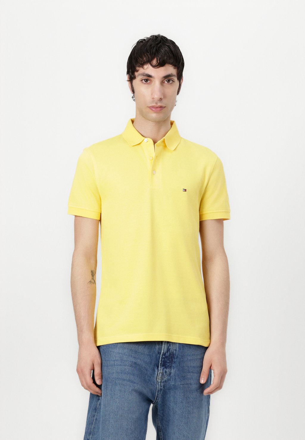 

Рубашка поло SLIM Tommy Hilfiger, желтый