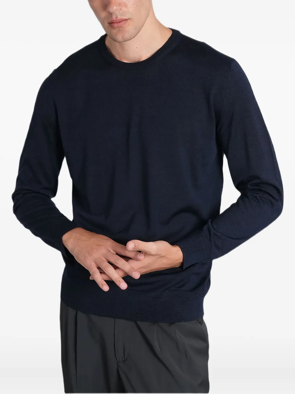 

Свитер с круглым вырезом Barena, синий