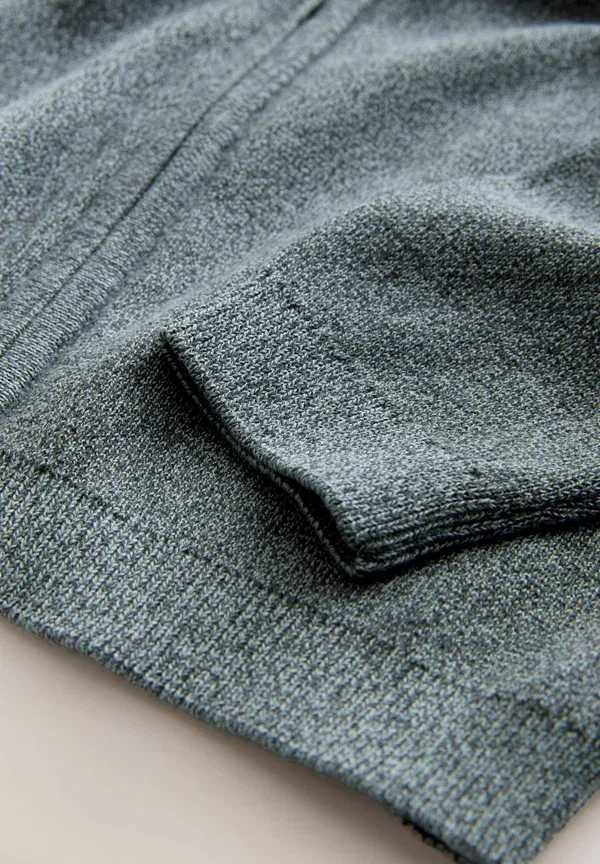Кардиган на молнии Next, charcoal grey twist, цвет угольно-серый твист — фото 3