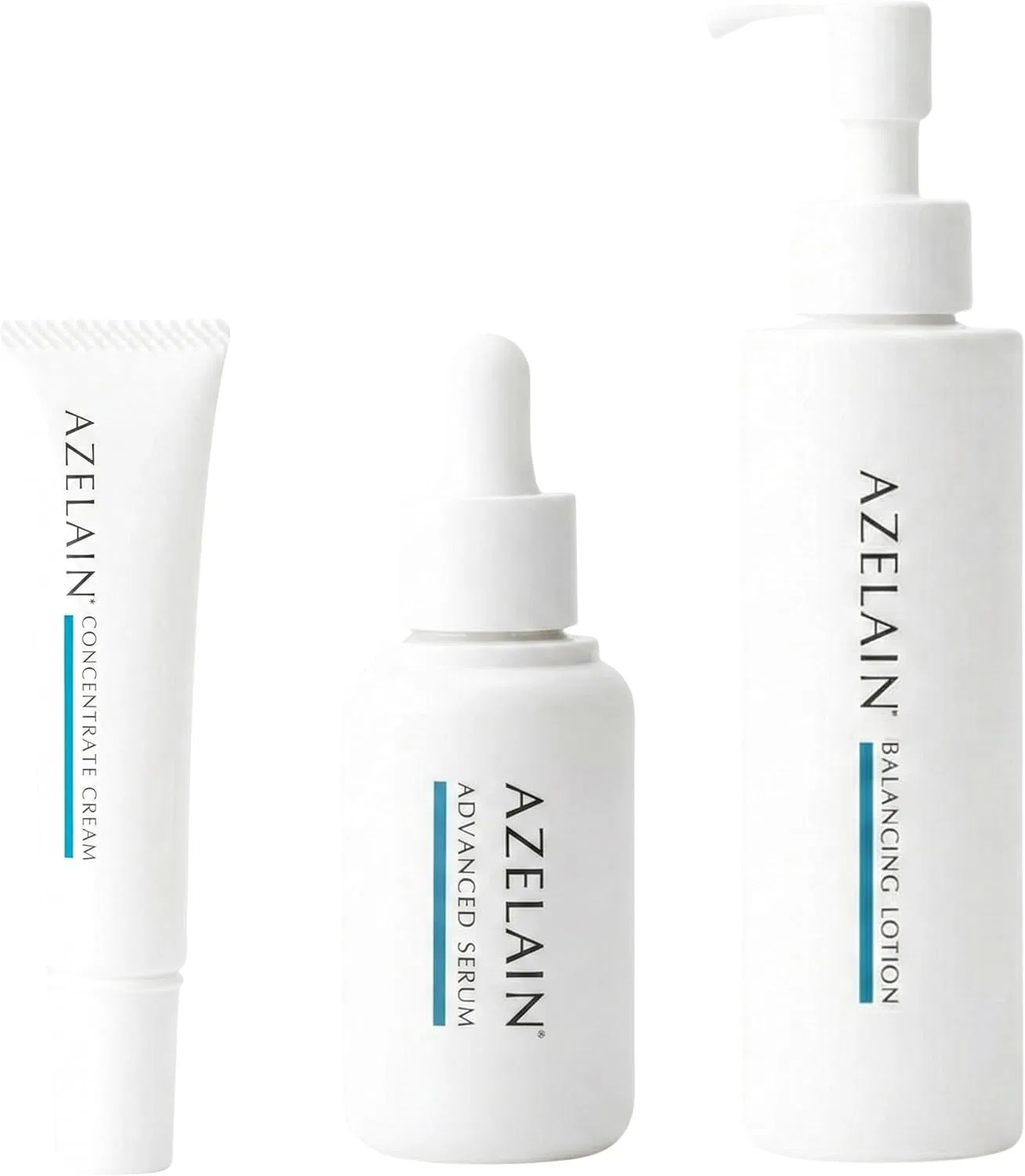 Набор для лица Azeline Beauty Serum, Lotion, Cream, 3 предмета, с производными азелаиновой кислоты Azelain