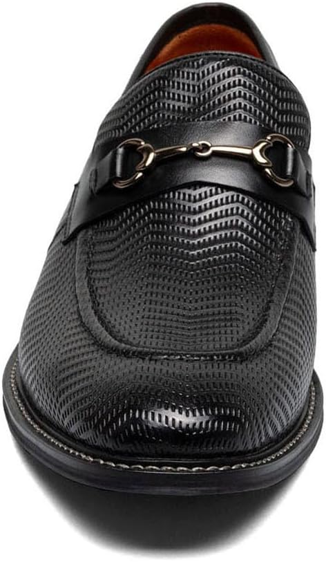 Мокасины Stacy Adams для мужчин Madsen Moc Toe Slip-on, черный — фото 3
