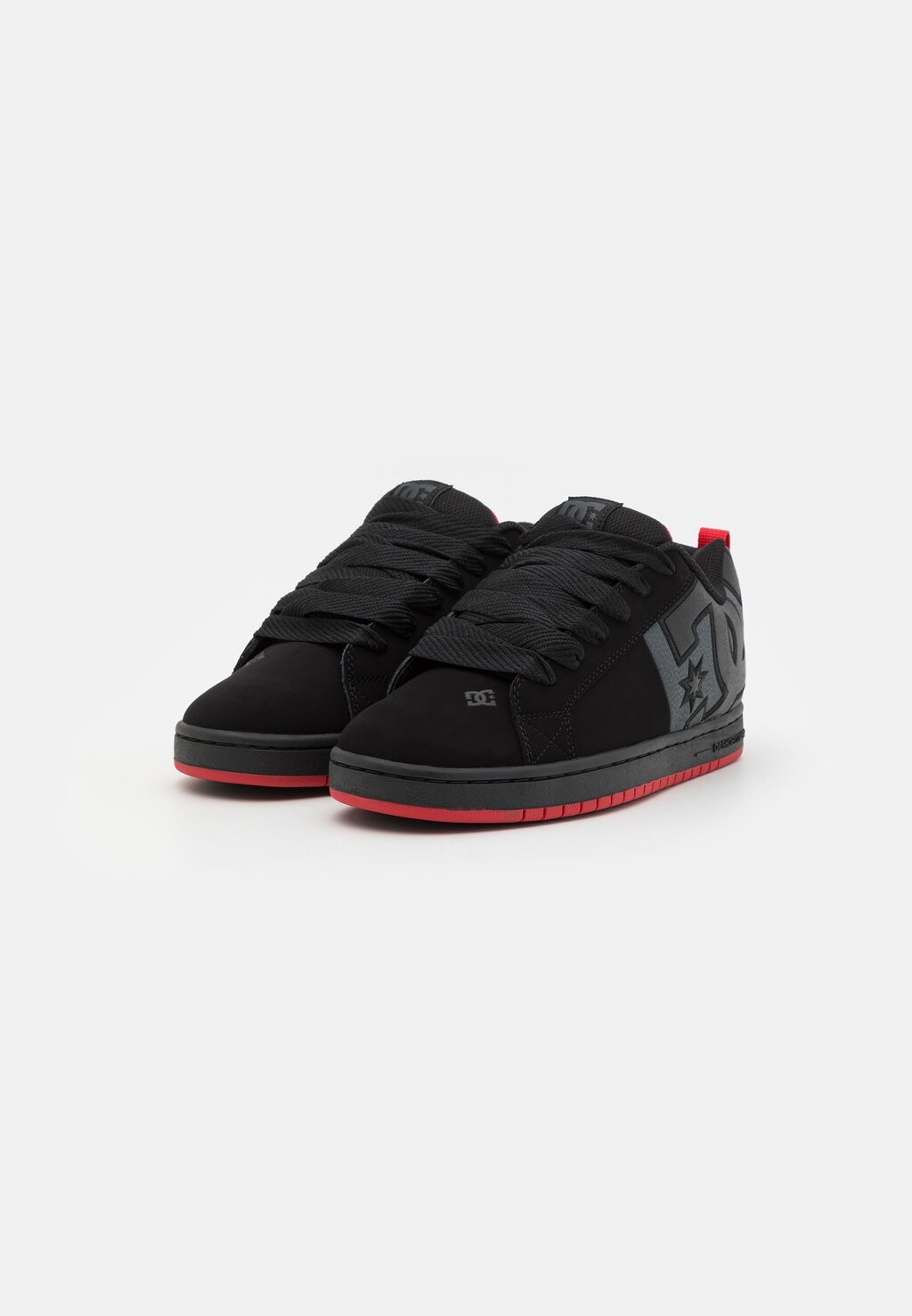 Обувь для скейтбординга COURT GRAFFIK UNISEX DC Shoes, цвет black/grey/red — фото 2