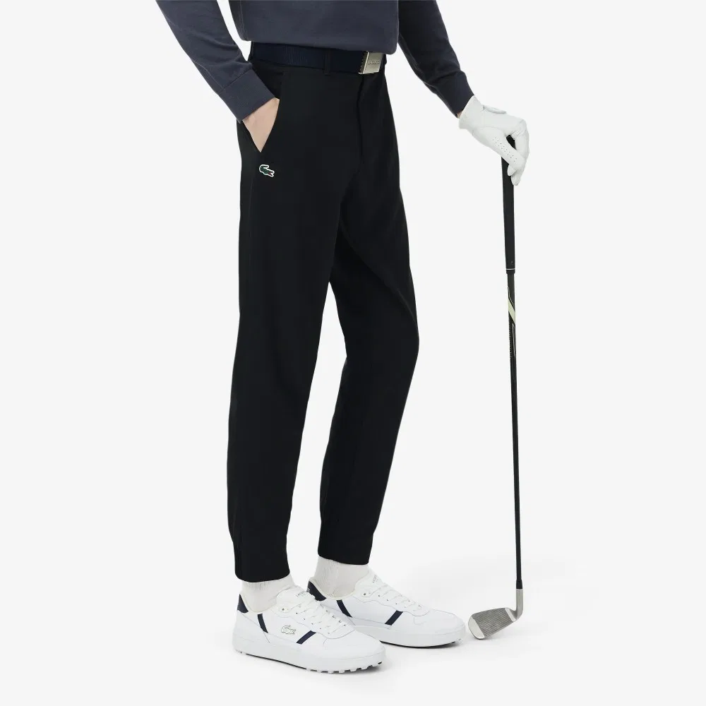 Мужские гольф-джоггеры чёрные от Lacoste — фото 2