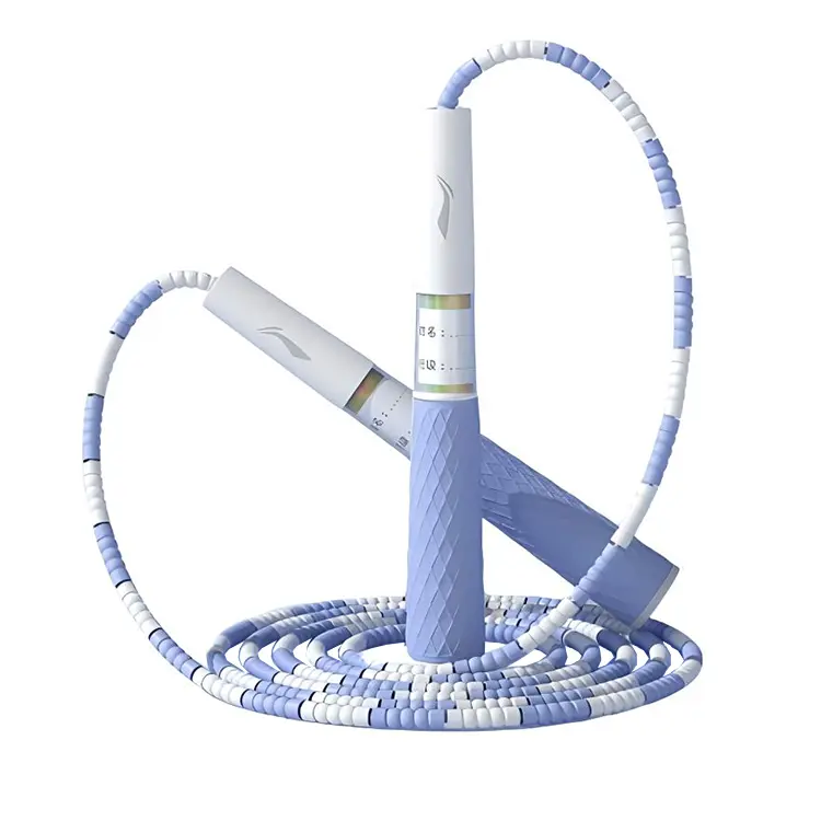 

Развлекательная скакалка для детей casual entertainment dty+pvc шнур pp силиконовые ручки длина шнура 2,8 м LINING, синий