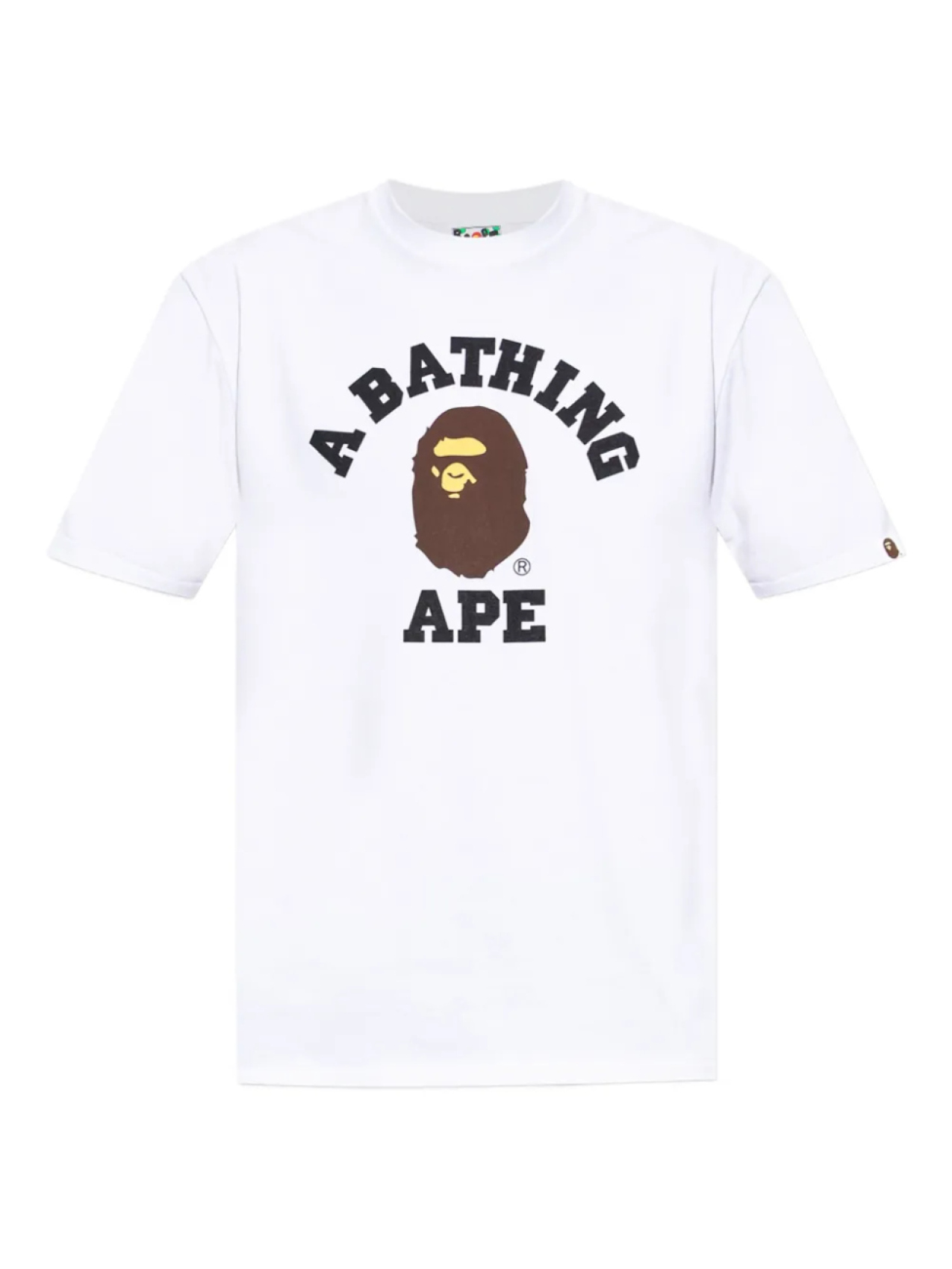 

A BATHING APE футболка с логотипом, белый