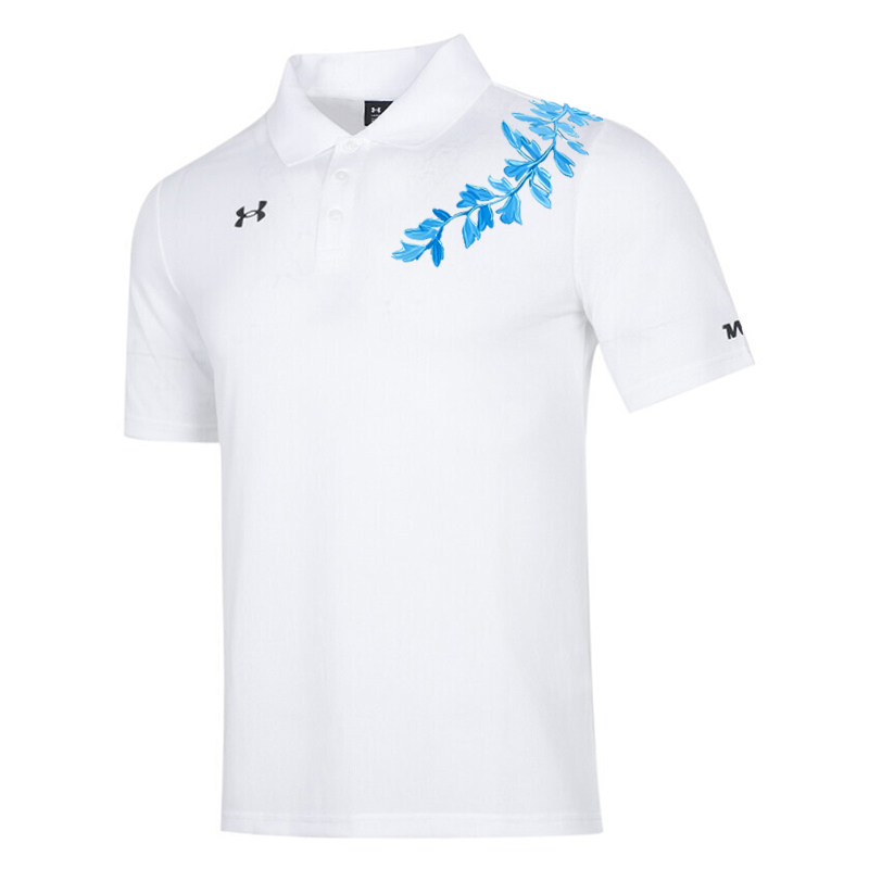 

Быстросохнущая поло, короткий рукав, унисекс Under Armour, белый